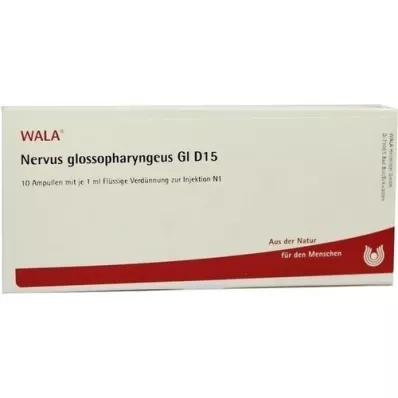 NERVUS GLOSSOPHARYNGEUS GL D 15 Ampollas, 10X1 ml