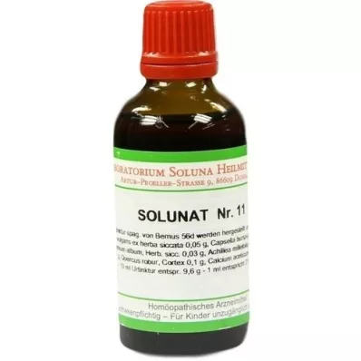 SOLUNAT No.11 gotas, 50 ml