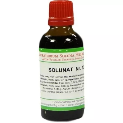 SOLUNAT No.12 gotas, 50 ml