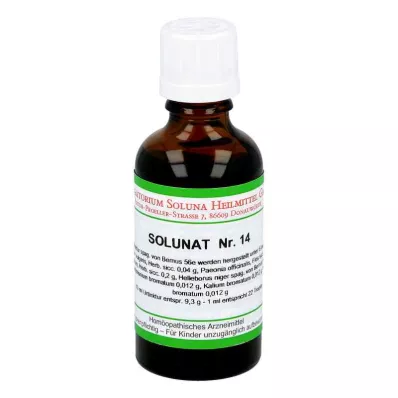 Solunat número 14 gotas (50 ml) Solunat número 14 gotas (50 ml)