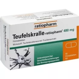 TEUFELSKRALLE-RATIOPHARM Comprimidos recubiertos, 50 unidades