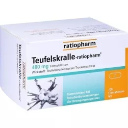 TEUFELSKRALLE-RATIOPHARM Comprimidos recubiertos, 100 unidades