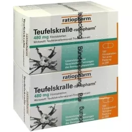 TEUFELSKRALLE-RATIOPHARM Comprimidos recubiertos, 200 unidades