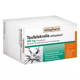 TEUFELSKRALLE-RATIOPHARM Comprimidos recubiertos, 200 unidades