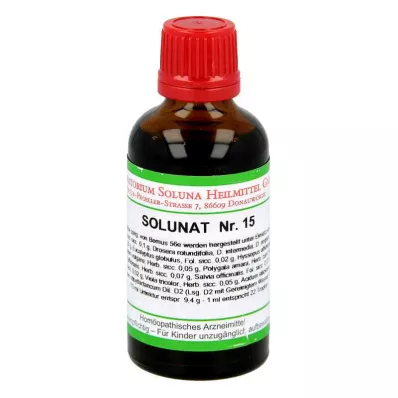 Solunat número 15 gotas (50 ml) Solunat número 15 gotas (50 ml)