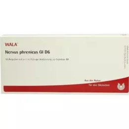NERVUS PHRENICUS GL D 6 Ampollas, 10X1 ml