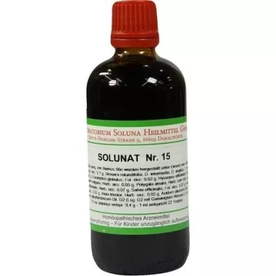 SOLUNAT No.15 gotas, 100 ml