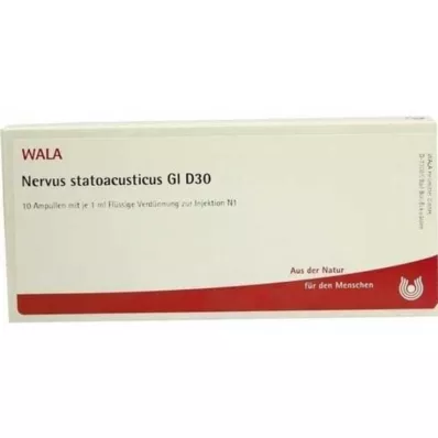 NERVUS STATOACUSTICUS GL D 30 Ampollas, 10X1 ml