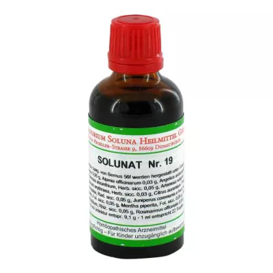 Solunat número 19 gotas (50 ml) Solunat número 19 gotas (50 ml)