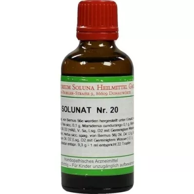 SOLUNAT No.20 gotas, 50 ml