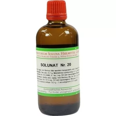 SOLUNAT No.20 gotas, 100 ml