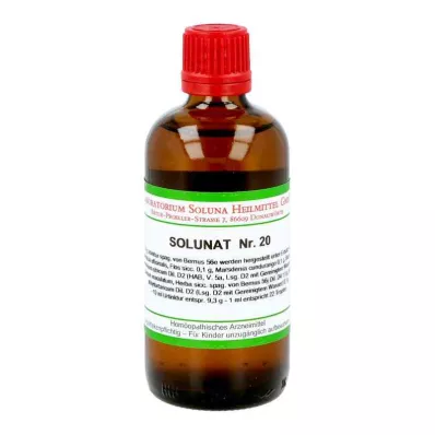 SOLUNAT No.20 gotas, 100 ml