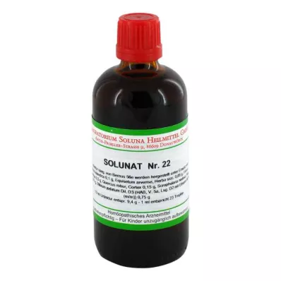 SOLUNAT No.22 gotas, 100 ml