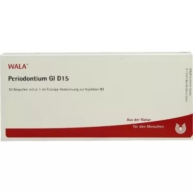 PERIODONTIUM GL D 15 Ampollas, 10X1 ml