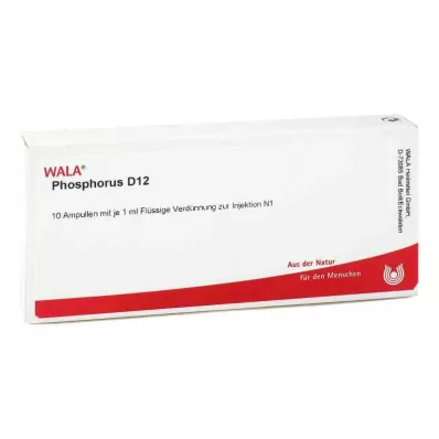 PHOSPHORUS D 12 Ampollas, 10X1 ml PHOSPHORUS D 12 Ampollas, 10X1 ml