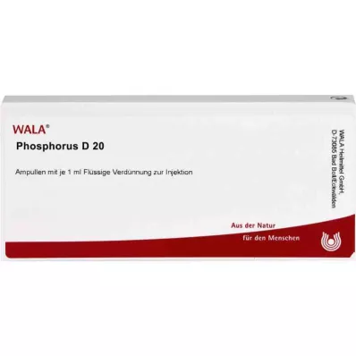 PHOSPHORUS D 20 Ampollas, 10X1 ml