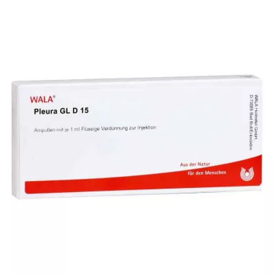 PLEURA GL D 15 Ampollas, 10X1 ml PLEURA GL D 15 Ampollas, 10X1 ml