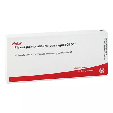 PLEXUS PULMONALIS Nervio vago GL D 15 ampollas, 10X1 ml