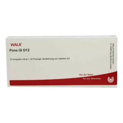PONS GL D 12 Ampollas, 10X1 ml