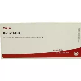 RECTUM GL D 30 Ampollas, 10X1 ml