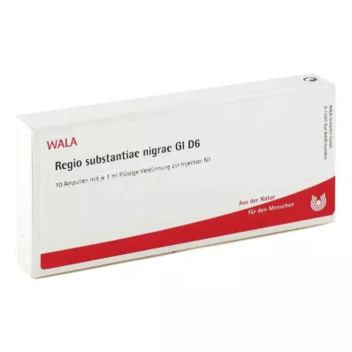 REGIO substantiae nigrae GL D 6 ampollas, 10X1 ml