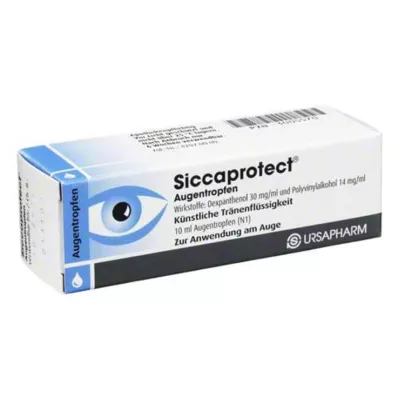 Gotas para los ojos Siccaprotect, 10 ml