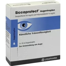 SICCAPROTECT Gotas para los ojos, 3X10 ml