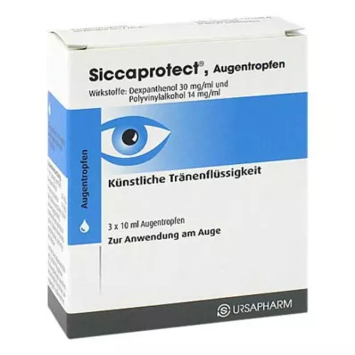 SICCAPROTECT Gotas para los ojos, 3X10 ml SICCAPROTECT Gotas para los ojos, 3X10 ml
