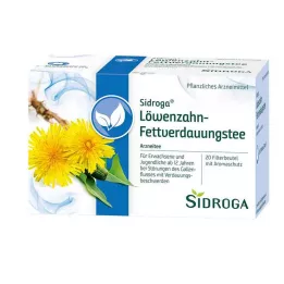 SIDROGA Bolsa de filtro de té de diente de león, 20X1,5 g