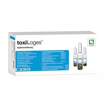 TOXILOGES Ampollas de solución inyectable, 50X2 ml