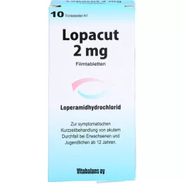 LOPACUT 2 mg comprimidos recubiertos con película, 10 uds