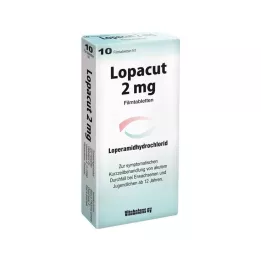 LOPACUT 2 mg comprimidos recubiertos con película, 10 uds