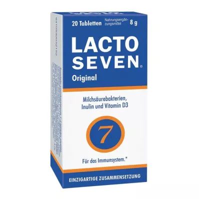 Tabletas Lacto Siete, 20 PCS