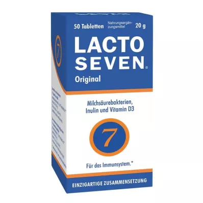Tabletas Lacto Siete, 50 PCS