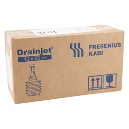 FREKA DRAINJET Solución salina 0,9% ISO, 10X60 ml