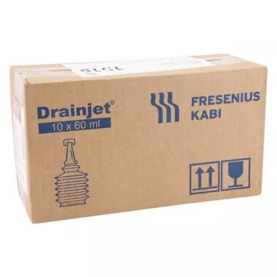 FREKA DRAINJET Solución salina 0,9% ISO, 10X60 ml FREKA DRAINJET Solución salina 0,9% ISO, 10X60 ml