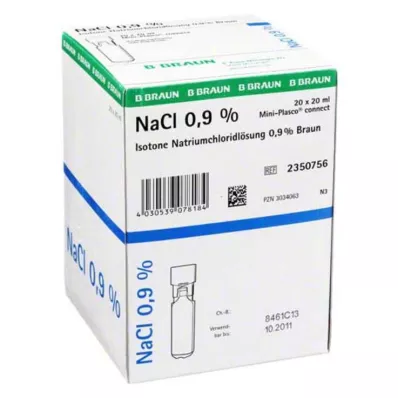 KOCHSALZLÖSUNG Miniplasco 0,9% conectar, 20X20 ml