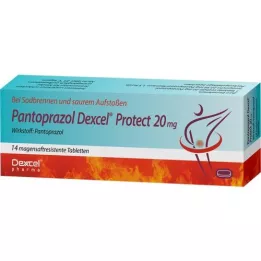 PANTOPRAZOL Dexcel Protect 20 mg comprimido con cubierta entérica, 14 uds