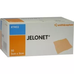 JELONET Paquete de gasas de parafina estériles de 5x5 cm, 50 unidades