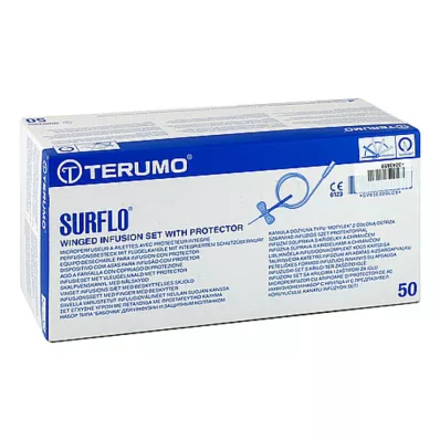 Surshield Surflo 21G cubiertos perfectos de seguridad verde, 50 piezas