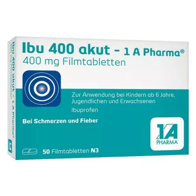 IBU 400 akut-1A Pharma comprimidos recubiertos con película, 50 uds