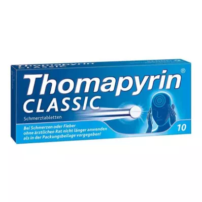 THOMAPYRIN CLASSIC Pastillas analgésicas, 10 unidades