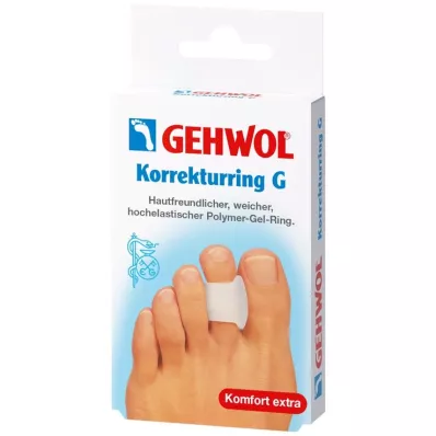 GEHWOL Anillo corrector de gel polímero G, 3 uds GEHWOL Anillo corrector de gel polímero G, 3 uds
