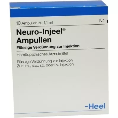 NEURO INJEEL Ampollas, 10 uds