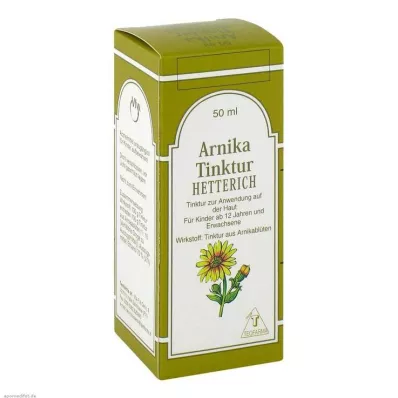 Tintura de árnica Hetterich, 50 ml