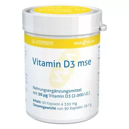 VITAMIN D3 MSE Cápsulas, 90 uds