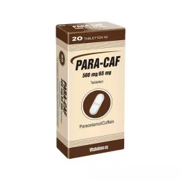 PARA CAF 500 mg/65 mg comprimidos, 20 uds