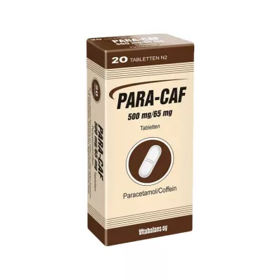 PARA CAF 500 mg/65 mg comprimidos, 20 uds PARA CAF 500 mg/65 mg comprimidos, 20 uds