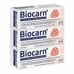 BIOCARN Jarabe, 3X50 ml