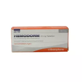HEMODORM 50 mg comprimidos para dormir, 20 uds
